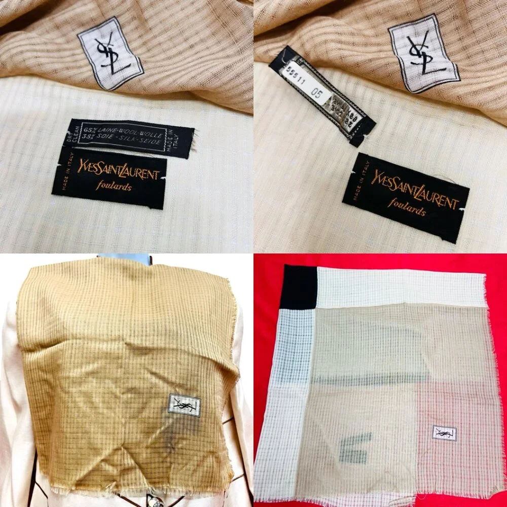 Yves Saint Laurent   Scarf  Large 34